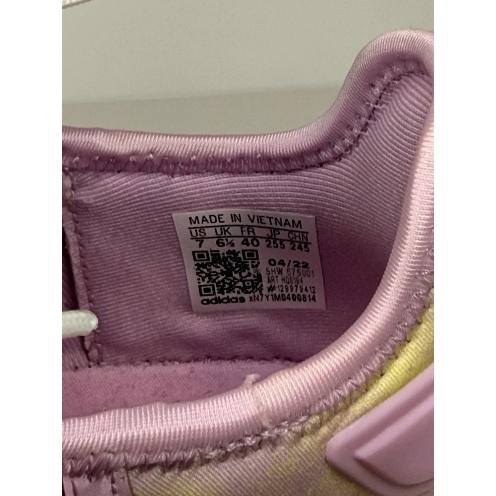 Adidas NMD_R1 J Bliss Lilac Tie Dye Shoes HQ6184 New (No Box) Size 7Y / W 8.5
